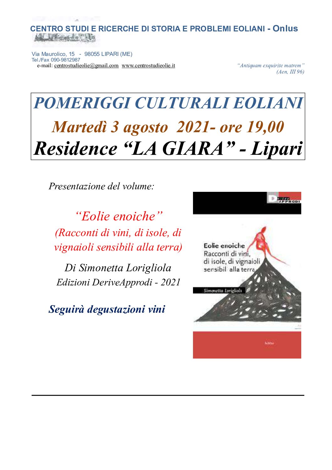 Eolie Enoiche, racconti di vini, di isole, di vignaioli sensibili alla terra