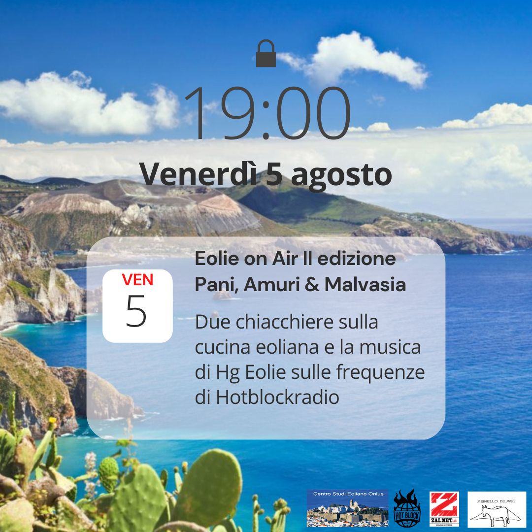 Eolie on Air-Pani-amuri-malvasia