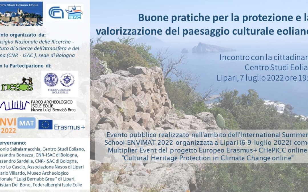 Best practices for the protection and valorisation of the Aeolian cultural landscape